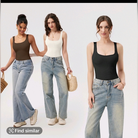 Nwot OQQ Bodysuits 3pck Size Large - Picture 2 of 13